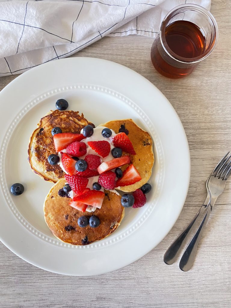 blueberry pancakes